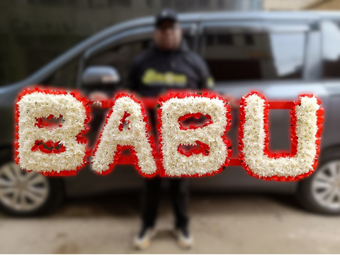 BABU Lettered Arrangement