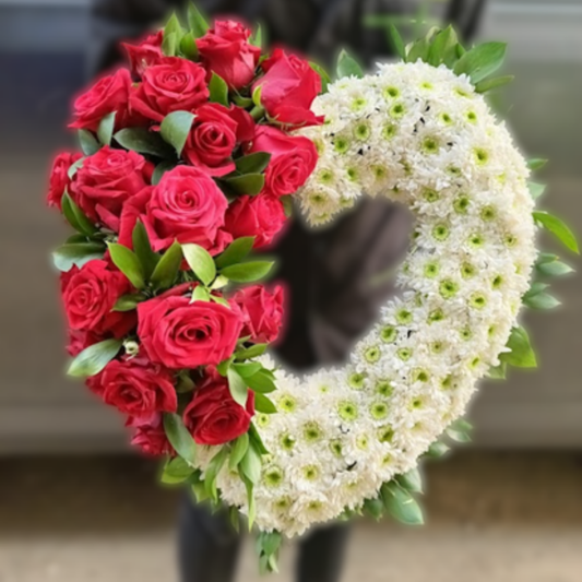 Executive Heart Wreath (Open)